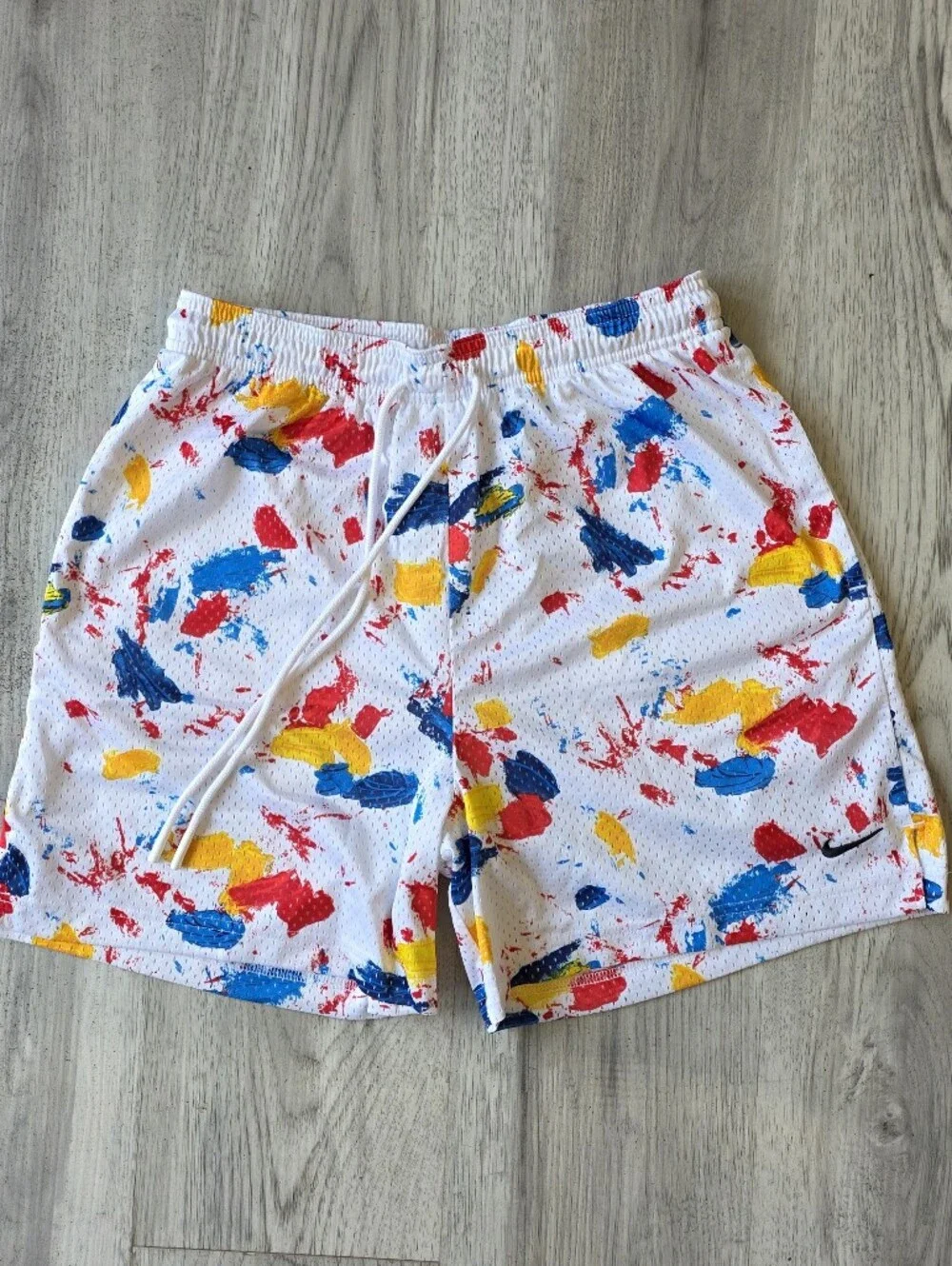 Nike Men’s S Dri-FIT Paint Splatter Mesh Basketball Shorts